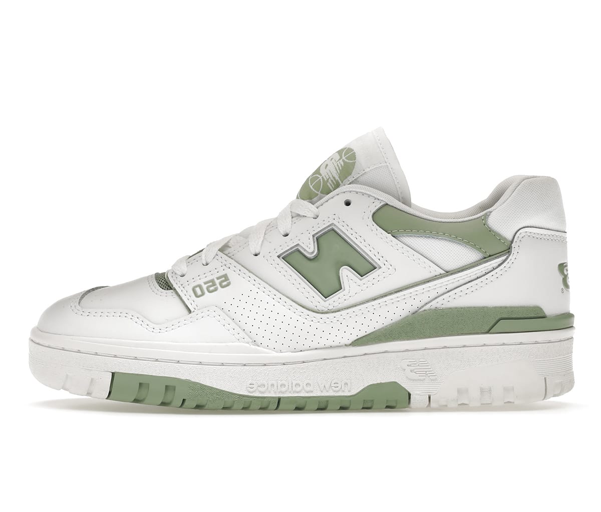 Кецове и обувки New Balance 550 "White Mint Green" Бяло | BB550FS1, 0
