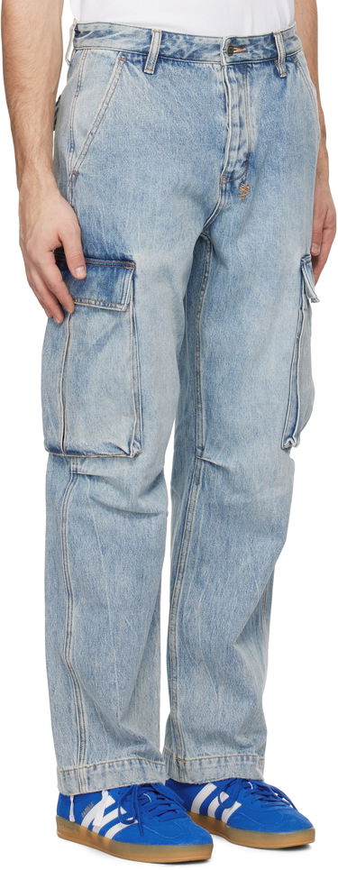 Карго панталони Ksubi Ksubi Riot Rekon Denim Cargo Pants Синьо | MPS25PA008, 1