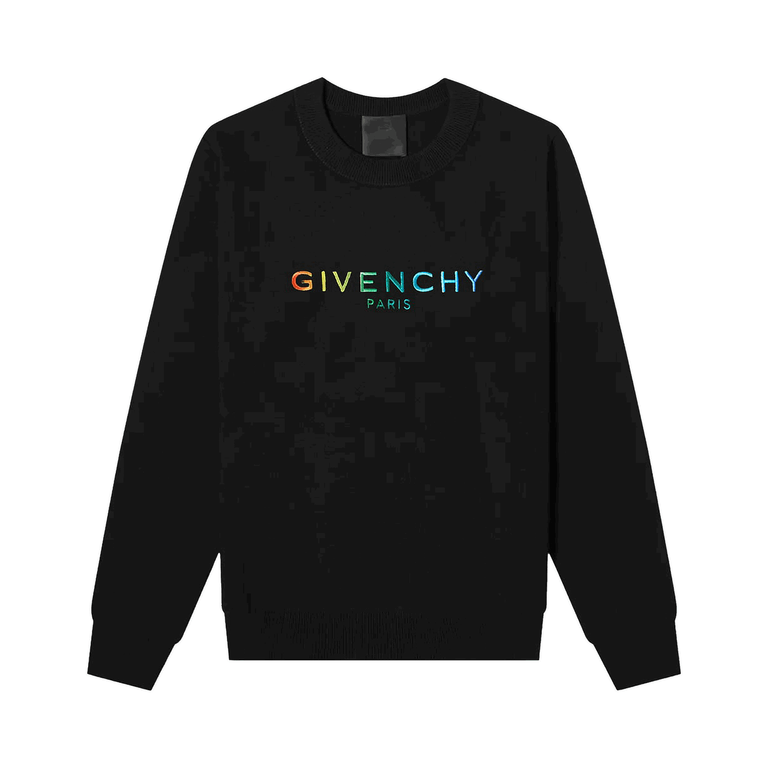 Суитчър Givenchy Slim Fit Pride Embroidered Sweatshirt Черно | BMJ0GS3Y78 001, 0