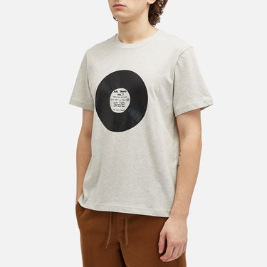 Тениска A.P.C. Graphic T-Shirt with Turntable Print Сиво | COBQX-M26484-PAA, 2