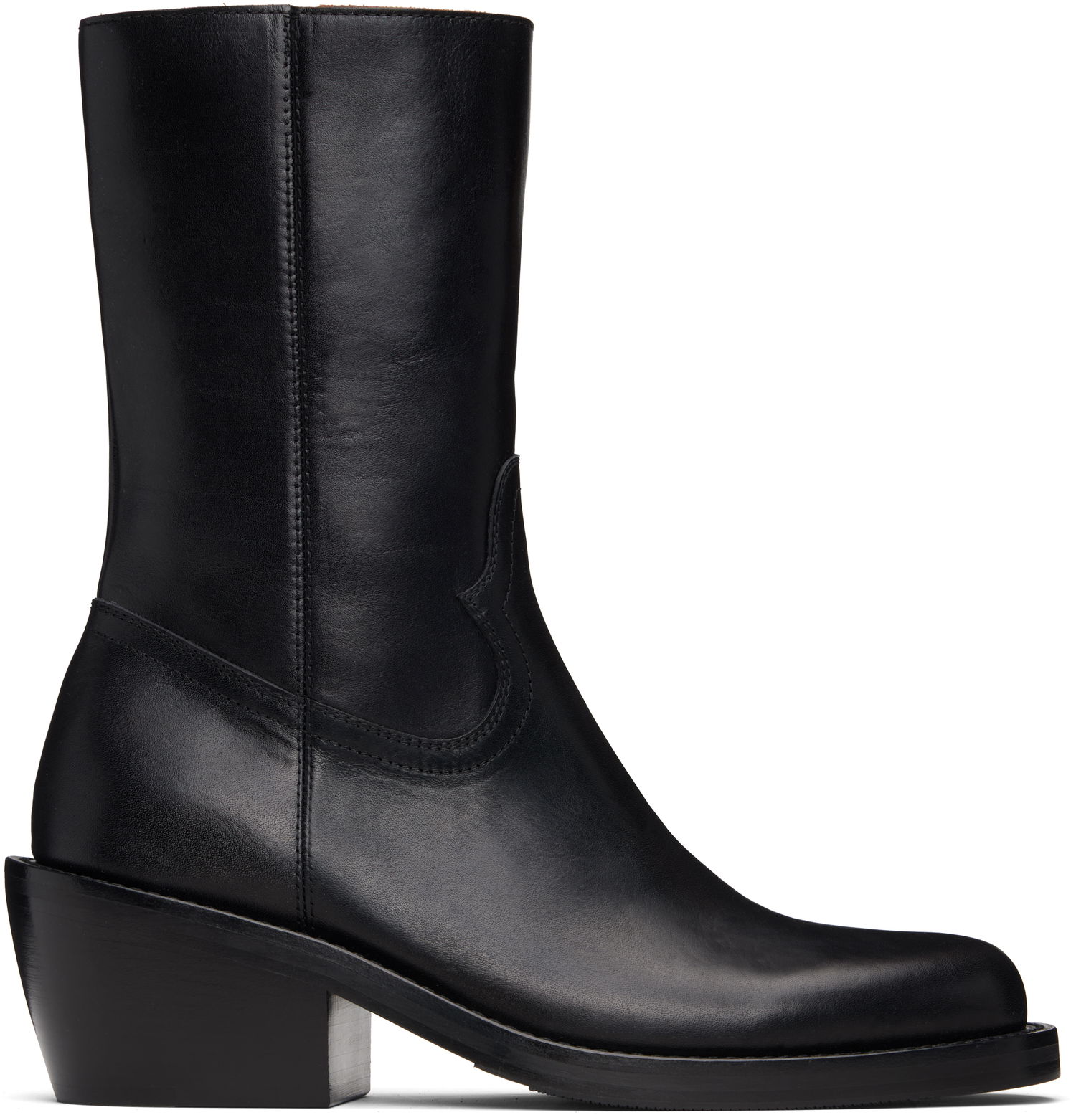 Кецове и обувки Dries Van Noten Dries Van Noten Zip Boots Черно | 252-021706-102, 0
