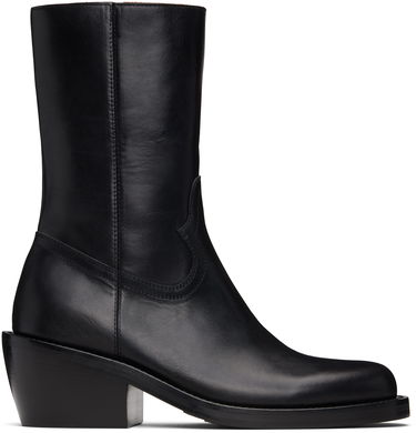 Кецове и обувки Dries Van Noten Dries Van Noten Zip Boots Черно | 252-021706-102, 0