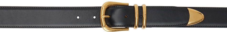 Колани The Row Vintage Leather Belt Черно | W1704-L60, 0