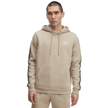 Суитчър Under Armour Icon Fleece Hoodie with Taping Бежово | 1389356-299, 0