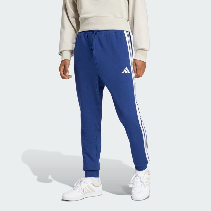 Спортни панталони adidas Performance Essential 3-Stripes French Terry Pants Синьо | JD1878