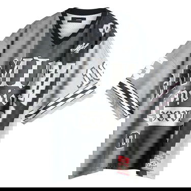 Фланелка AMIRI Spliced Oversized V-Neck Mesh Jersey with Champion XXVI Graphic Многоцветен | AMTOJR1011-001, 1