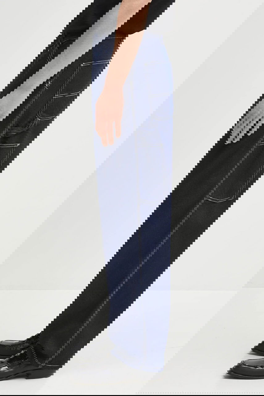 Дънки Carhartt WIP Carhartt WIP Single Knee Pant Тъмно синьо | I034864.102, 1