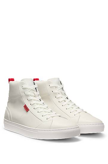 Облекло BOSS High-top Faux Leather Бяло | 50537334, 0