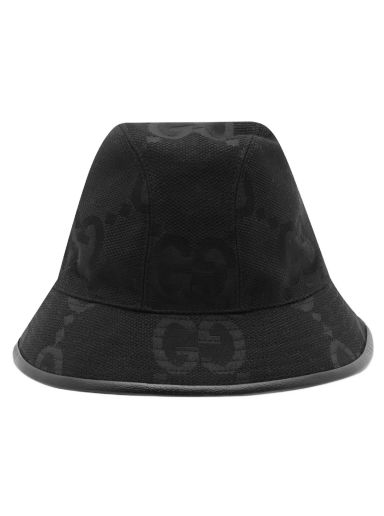 Шапка Gucci Tonal Jumbo GG Fedora Hat Черно | 727563-4HAVS-1060