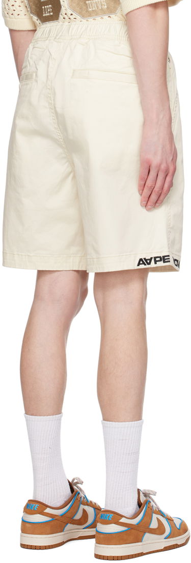 Къси панталони AAPE by A Bathing Ape AAPE by A Bathing Ape Embroidered Shorts Бежово | AAPSPMA668XXMIVX, 2