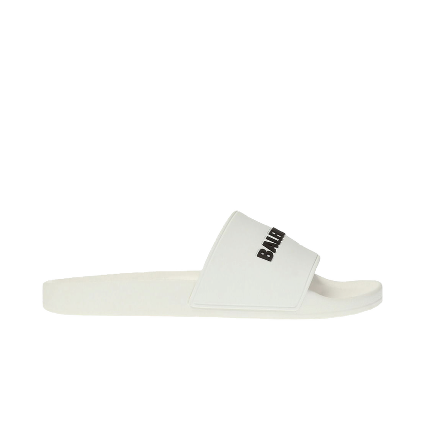 Кецове и обувки Balenciaga Pool Slide White Бяло | 565826 W1S80 9034 / 565826 W1S83 9034