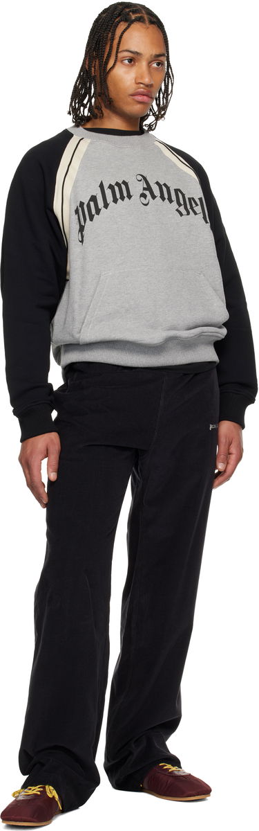 Суитчър Palm Angels Palm Angels Curved Logo Raglan Track Crew Sweatshirt Многоцветен | PMBA08LF25FLE0010810, 3