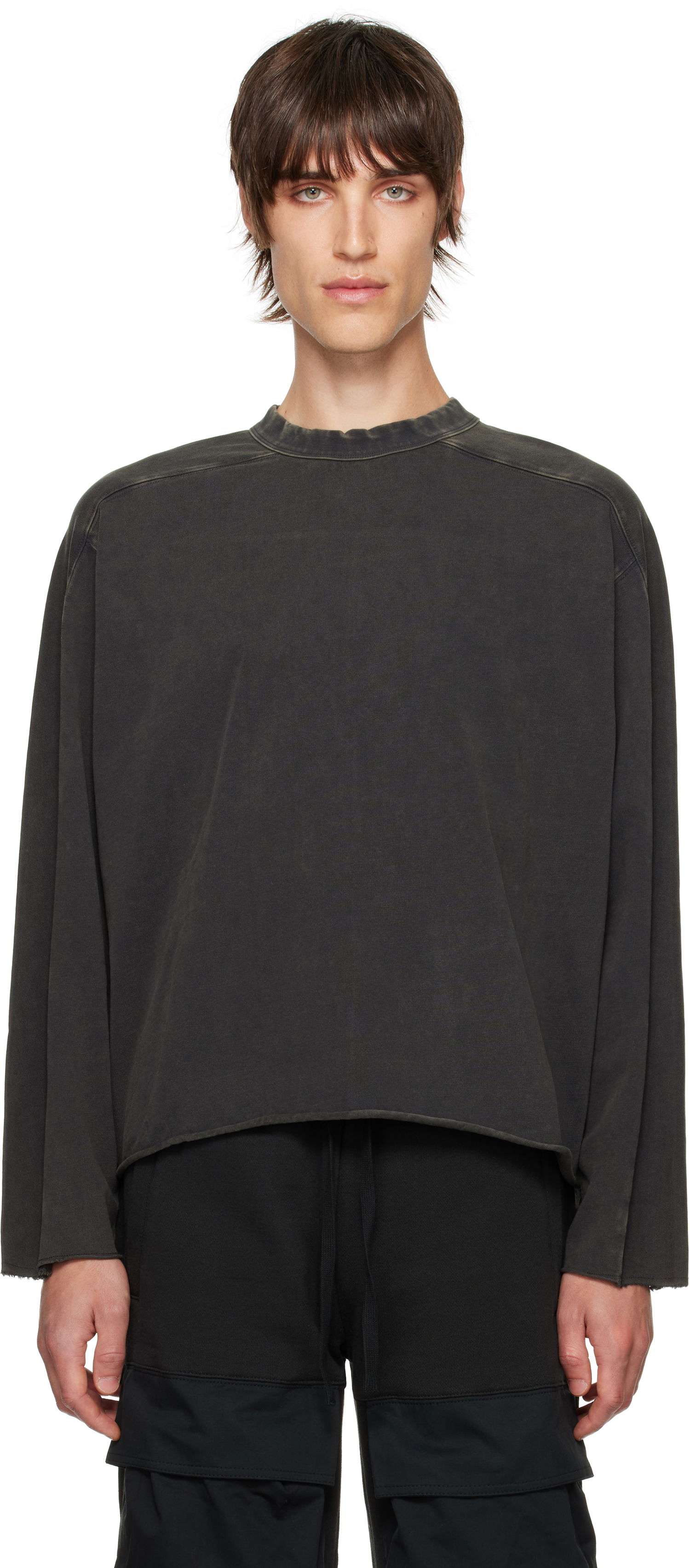Тениска Entire Studios Heavy Long Sleeve T-shirt Черно | ES2486WB, 0