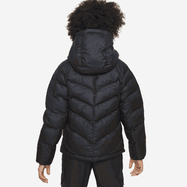 Пухо яке Nike Nike Sportswear Hooded Synthetic-Fill Jacket Черно | FN7730-010, 3