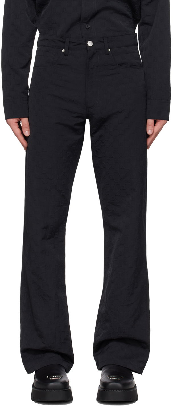 Панталони MISBHV Embossed Trousers Черно | 231M333, 0