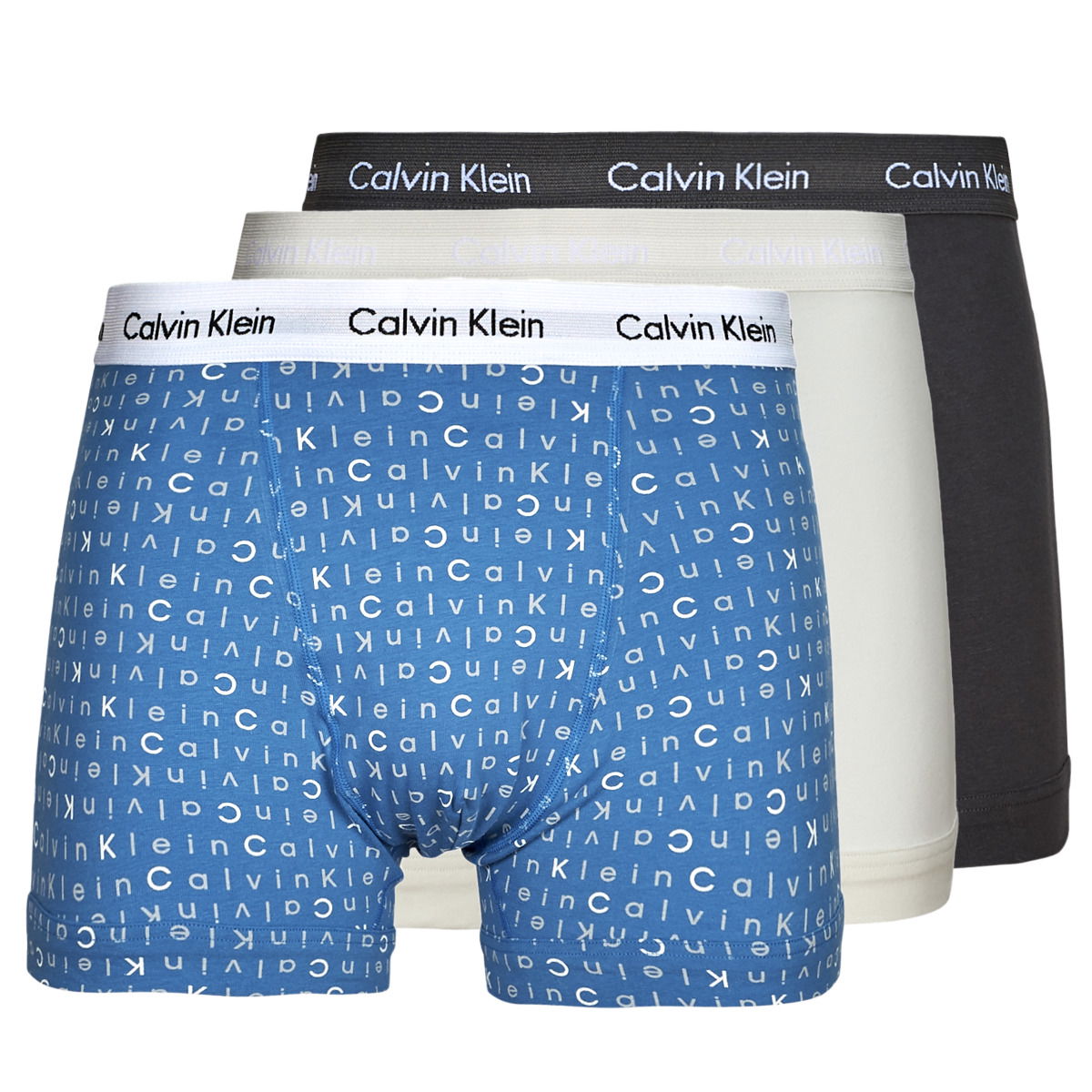 Боксерки CALVIN KLEIN Boxers  3-pack Синьо | 0000U2662G-H4Y, 0
