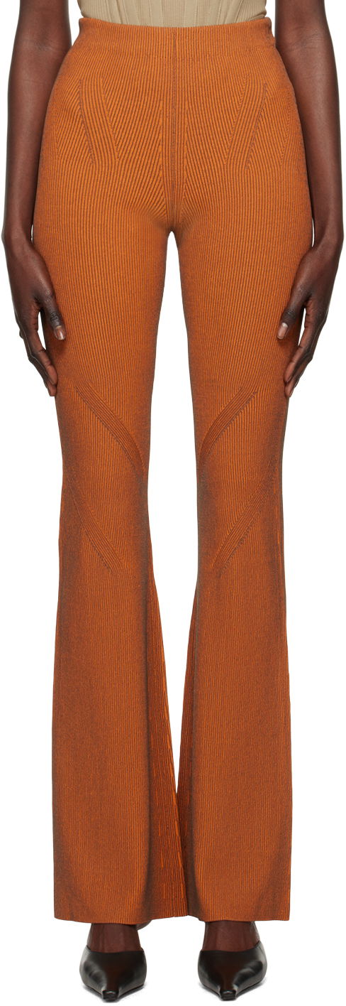 Клинове Dion Lee Angled Knit Trousers Оранжево
 | C7154R23, 0