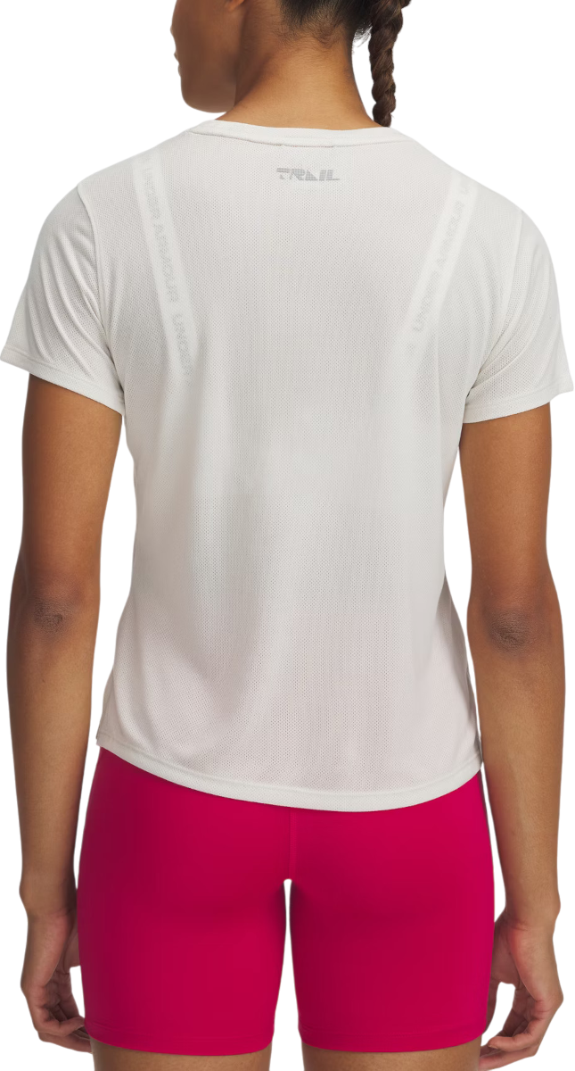 Тениска Under Armour Trail Run Short Sleeve T-Shirt Бяло | 1389606-279, 1