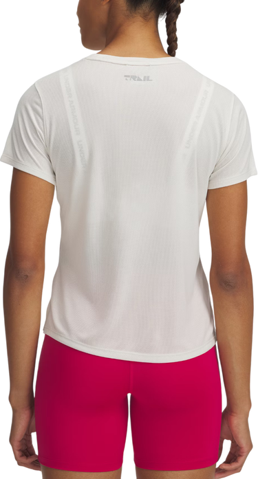 Тениска Under Armour Trail Run Short Sleeve T-Shirt Бяло | 1389606-279, 1