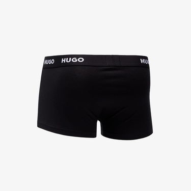 Боксерки BOSS Hugo Logo-Waistband Trunks 3-Pack Black Черно | 50469786-001, 1