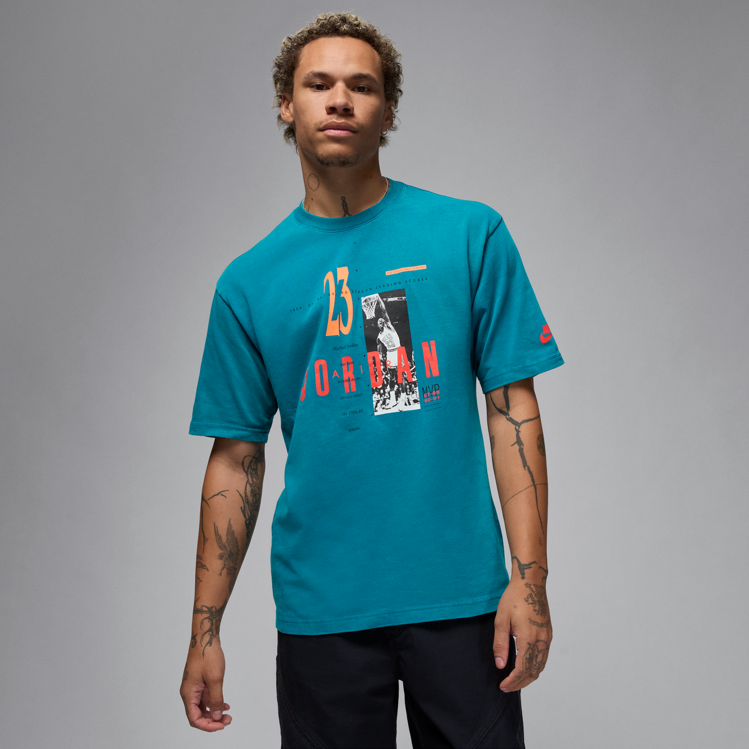Тениска Jordan Jordan Reissue T-Shirt Тюркоазено | HJ2356-301, 1