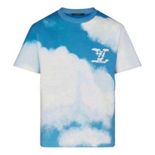 Тениска Louis Vuitton LV Heaven On Earth T-Shirt Синьо | 1A89U8
