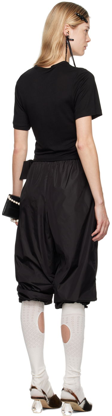 Карго панталони Simone Rocha Simone Rocha Bow Tail T-Shirt Черно | 5223 0571, 2