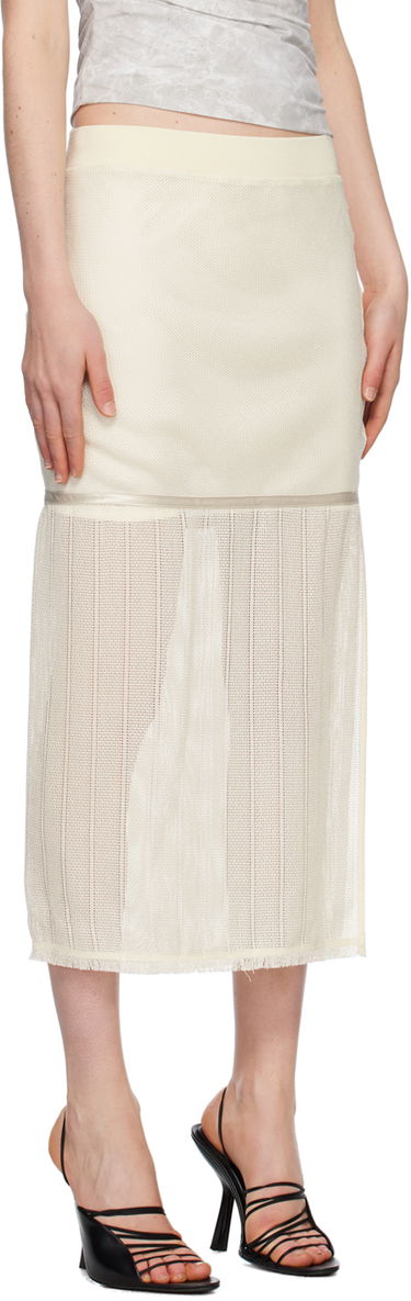 Пола Helmut Lang Helmut Lang Tiered Midi Skirt Бежово | N04HW303, 1