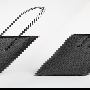 Голяма пазарска чанта Tommy Hilfiger Th Monoplay Leather Tote Черно | AW0AW17696 BDS, 0