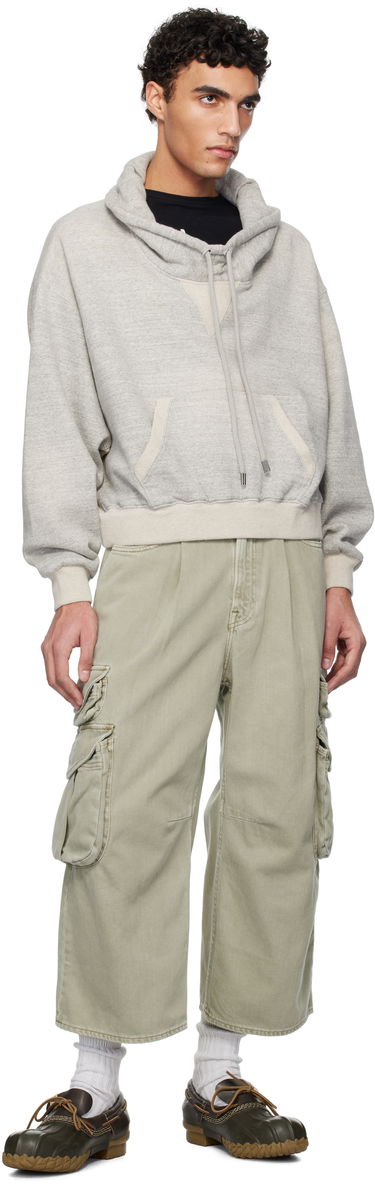 Карго панталони R13 R13 Cropped Multi Pocket Denim Cargo Pants Зелено | R13MD246-D292A, 3