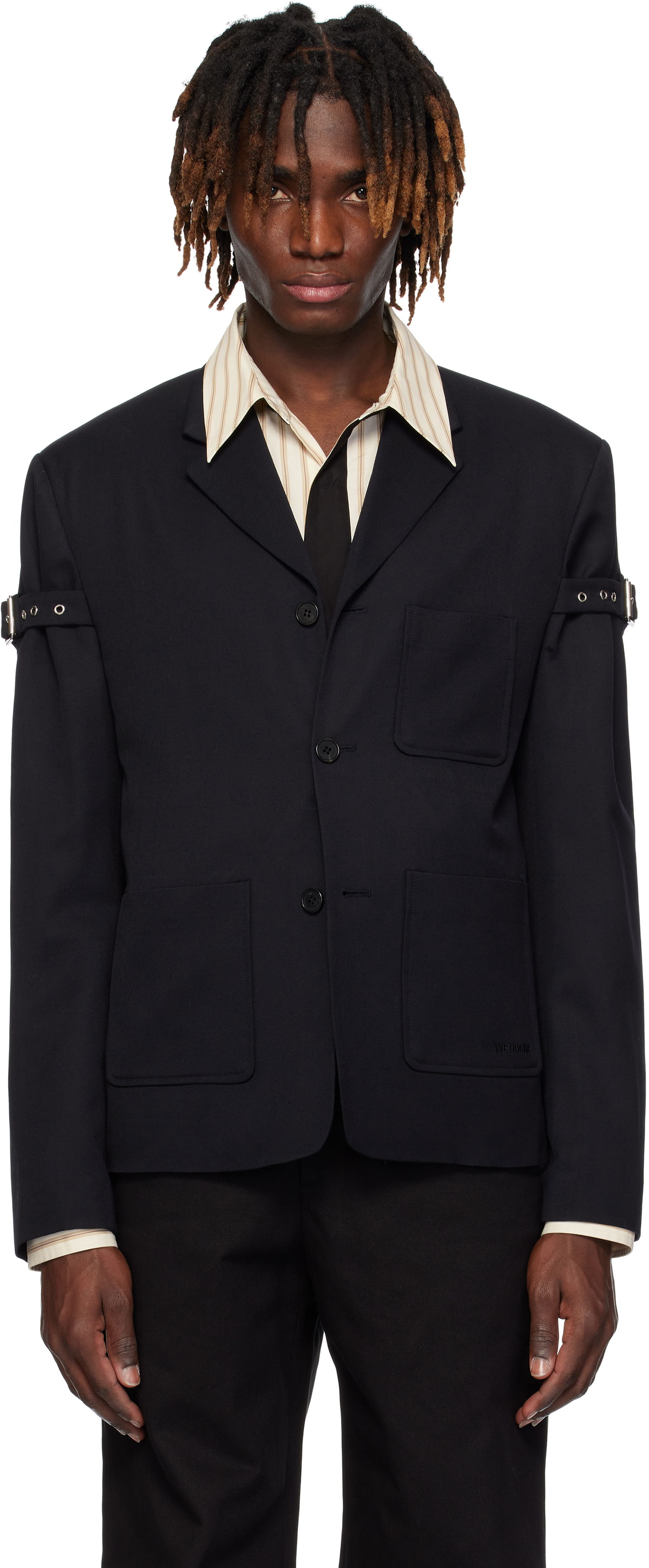 Яке We11done We11done Belted Blazer Черно | WD-JK0-25-006-U-NV, 0