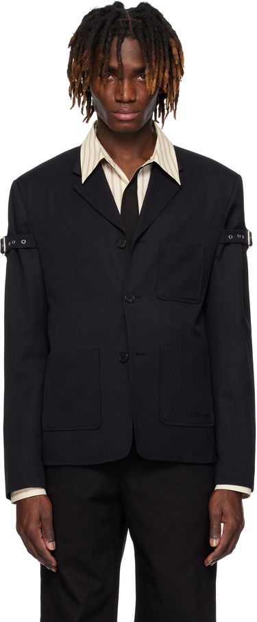 Яке We11done We11done Belted Blazer Черно | WD-JK0-25-006-U-NV, 0