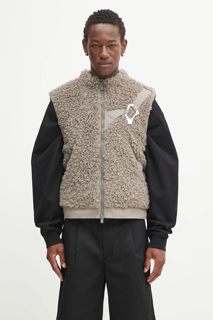 Жилетка HELIOT EMIL Heliot Emil Fleece Vest Сиво | PREAW25.M.03.038.DST19