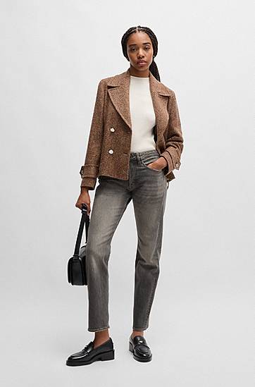 Дънки BOSS Stretch Denim Jeans Сиво | 50524680, 1