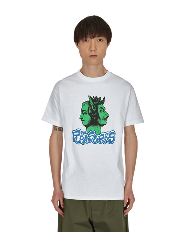 Тениска Pleasures Two Face T-Shirt Бяло | P21W046 WHITE, 4