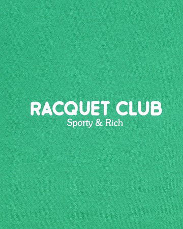 Тениска Sporty & Rich Racquet Club T-Shirt Зелено | TS655GS, 1