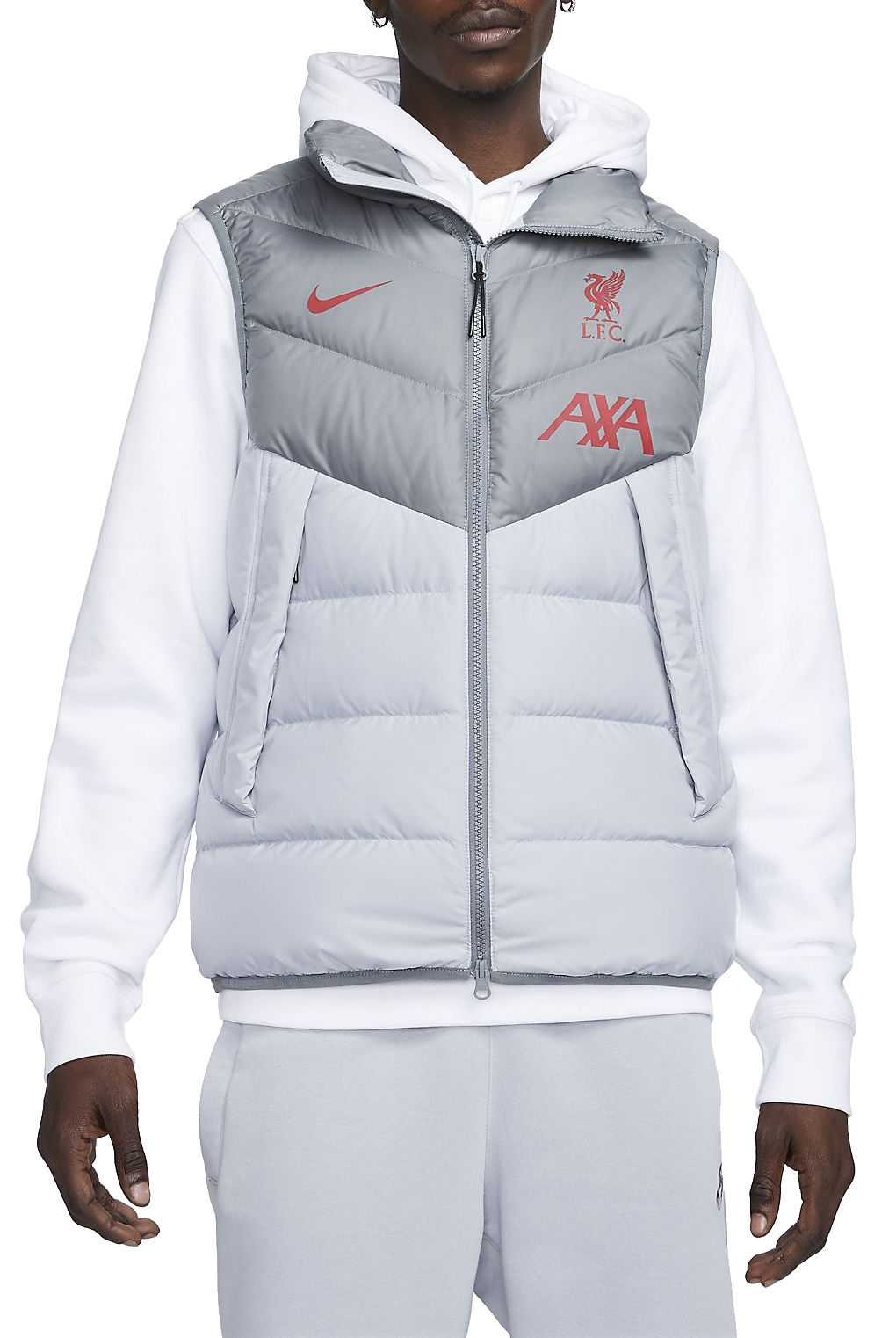 Жилетка Nike Liverpool FC Windrunner Down Fill Vest Сиво | dz4868-084, 0