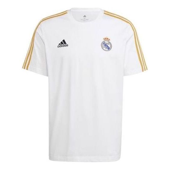Тениска adidas Originals Real Madrid 3-Stripes T-Shirt Бяло | HY0605, 0
