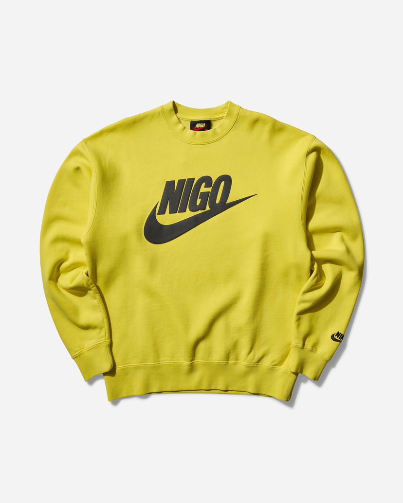 Суитчър Nike Nigo Fleece Crewneck Sweatshirt Жълто | FV5941-735