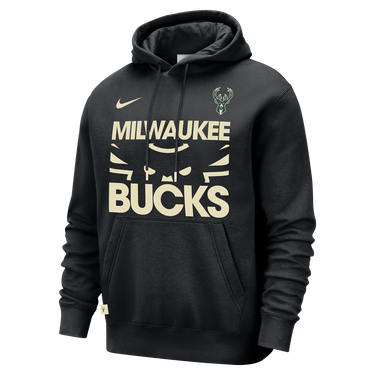 Суитчър Nike Nike NBA Milwaukee Bucks Club Courtside Hoodie Черно | FZ7696-010, 1