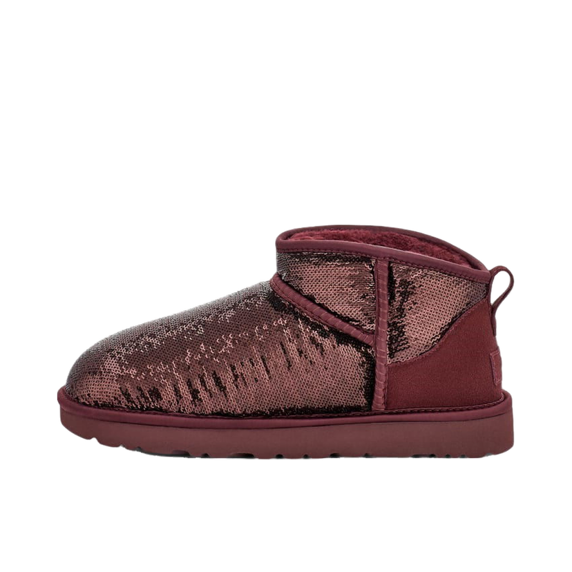 Кецове и обувки UGG Classic Ultra Mini Boot Mirror Ball "Wild Grape" W Бургунди | 1151616-WGRP