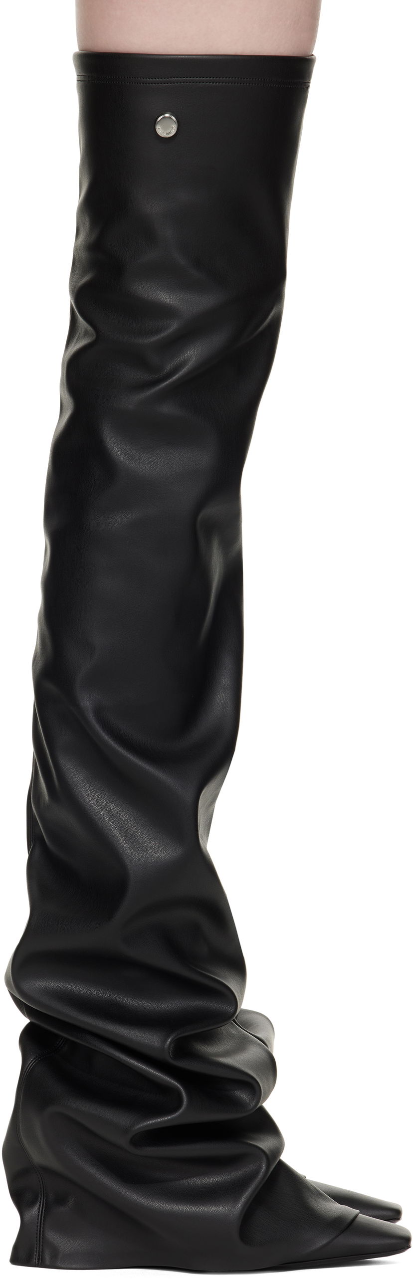 Облекло The Attico Attico Robin Thigh-High Boots Черно | 250WSH00872 PUR003AA