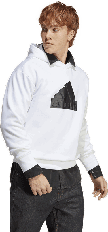 Суитчър adidas Originals Future Icons Badge of Sport Hoodie Бяло | IC3746, 2