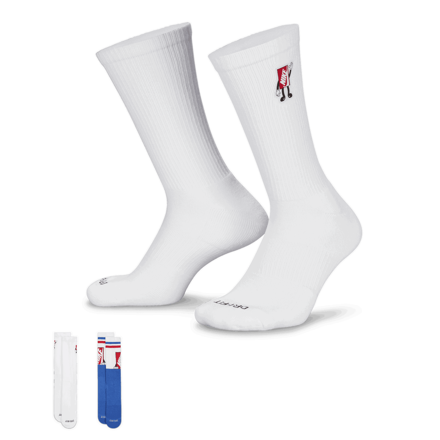 Чорапи Nike Everyday Plus 2 pairs Бяло | FB3273-901, 0