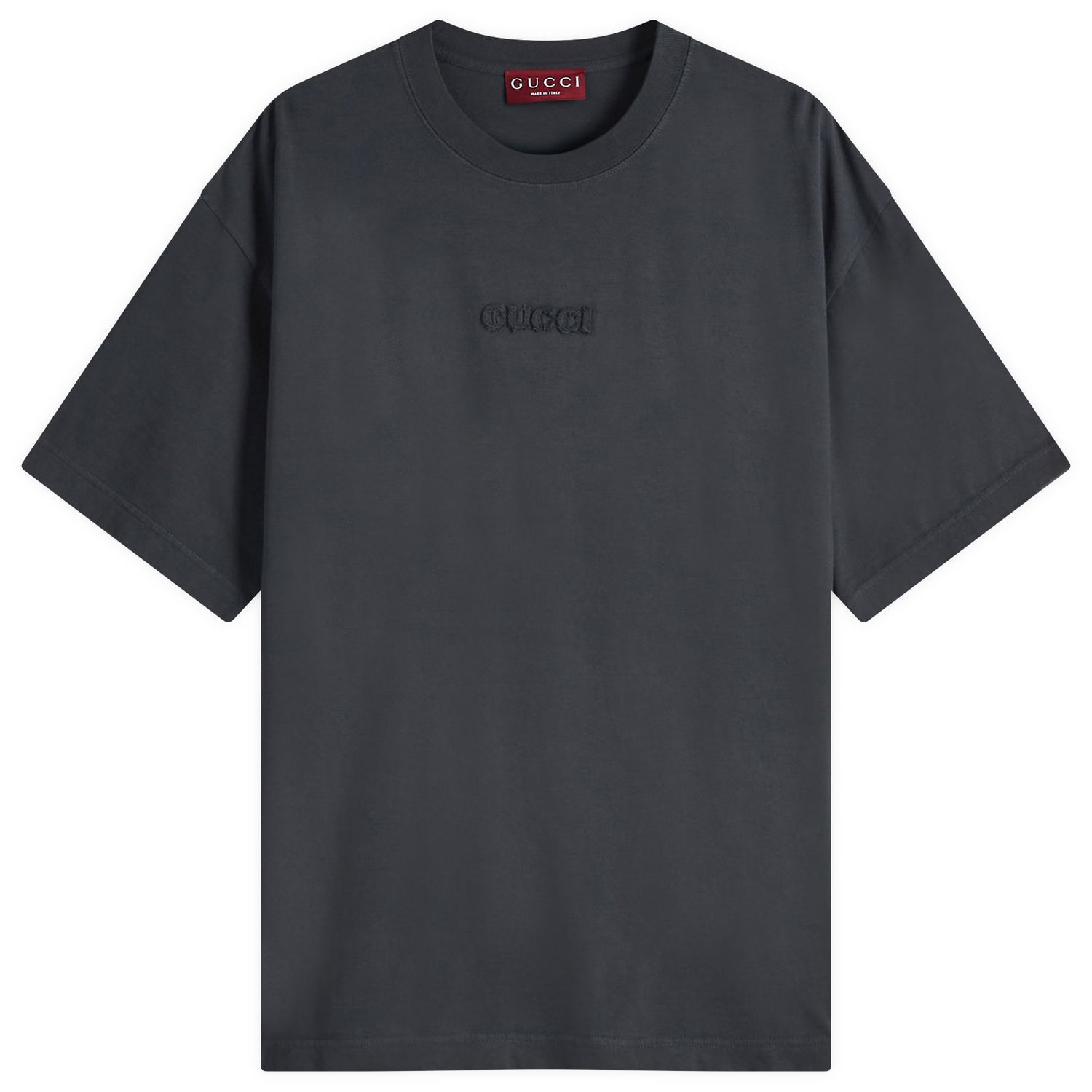Тениска Gucci Men's Logo T-Shirt, Size Large Сиво | 798115-XJG54-1168, 0