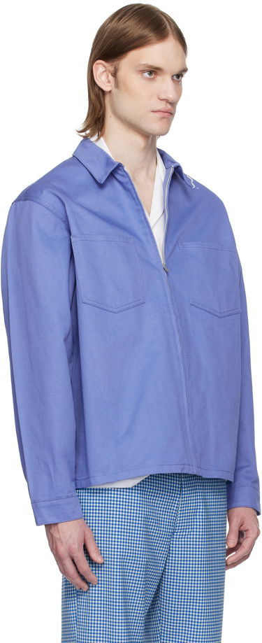 Риза Marni Marni Organic Cotton Zip-Up Shirt Черно | CUMU0297S0 UTC311, 4
