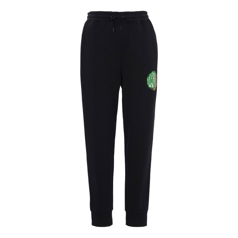 Спортни панталони Jordan Jordan MJ Sticker Fleece Lined Sweatpants Черно | CT6725-010
