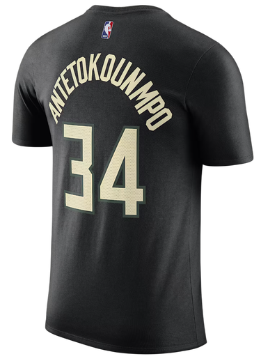 Тениска Jordan NBA Milwaukee Bucks Statement Edition Черно | DV5783-015, 2