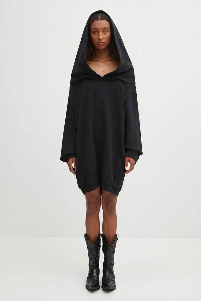 MM6 Maison Margiela Hooded Mini Oversize Dress