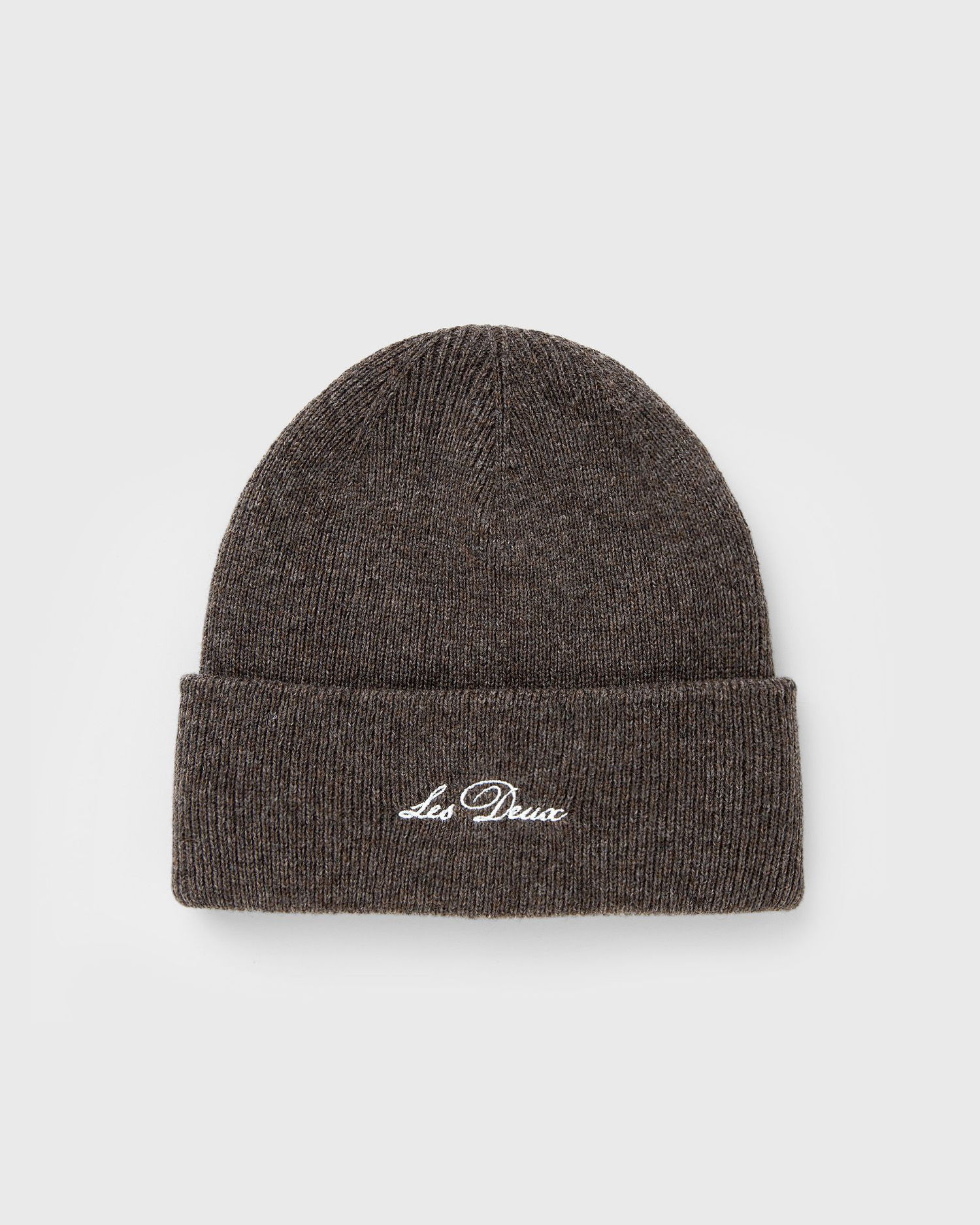 Шапка Les Deux Wayne Embroidered Knit Beanie Кафяво | 1000673-336, 0